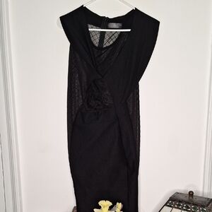 Elegant Black Dress Made In UK